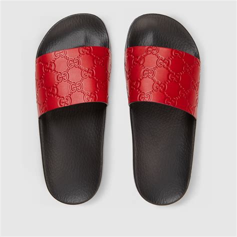 women's slide sandal with gucci|women Gucci slides size 11.